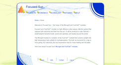 Desktop Screenshot of focused-sun.com