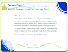 Tablet Screenshot of focused-sun.com